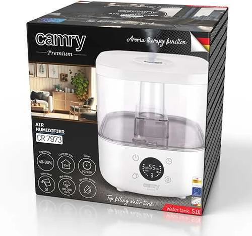 Camry CR 7973 baltas ultragarsinis drėkintuvas