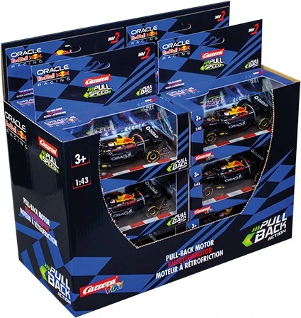 Carrera Samochód pull & speed f1 red bull racing rb21 m. verstappen, no.1
