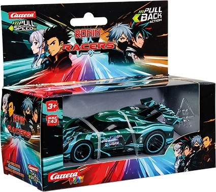 Carrera Samochód pull & speed ronin racers mix pojazdów (display 12 vnt)