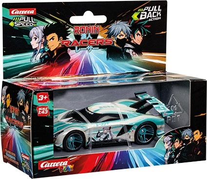 Carrera Samochód pull & speed ronin racers mix pojazdów (display 12 vnt)