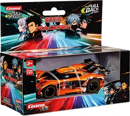 Carrera Samochód pull & speed ronin racers mix pojazdów (display 12 vnt)