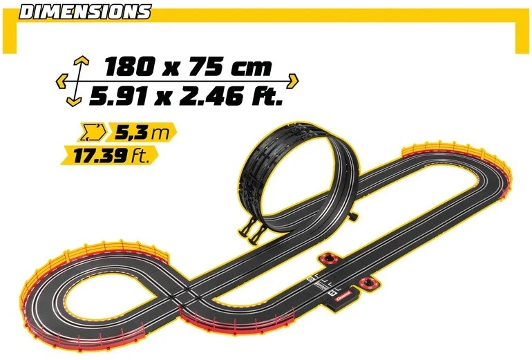 Carrera Tor wyścigowy go!!! formuła 1 track attack - 5.3 m