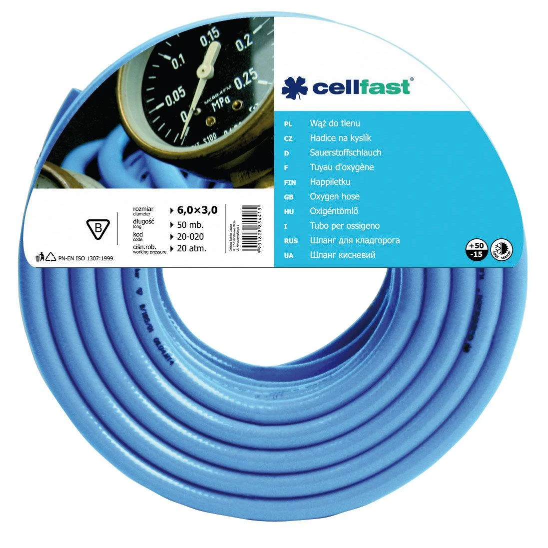 CELLFAST DEGUONIO ŽARNA 6mm ILGIS: 50m