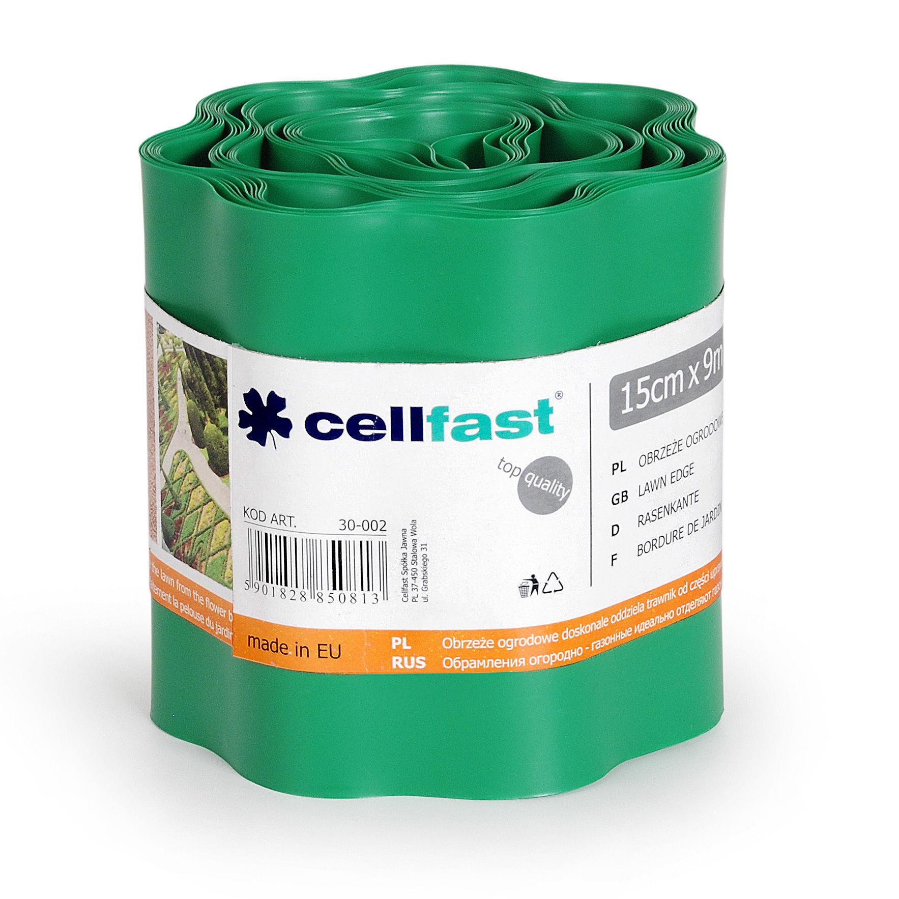 CELLFAST OBRZEŻE OGRODOWE ZIELONE 20cm x 9m
