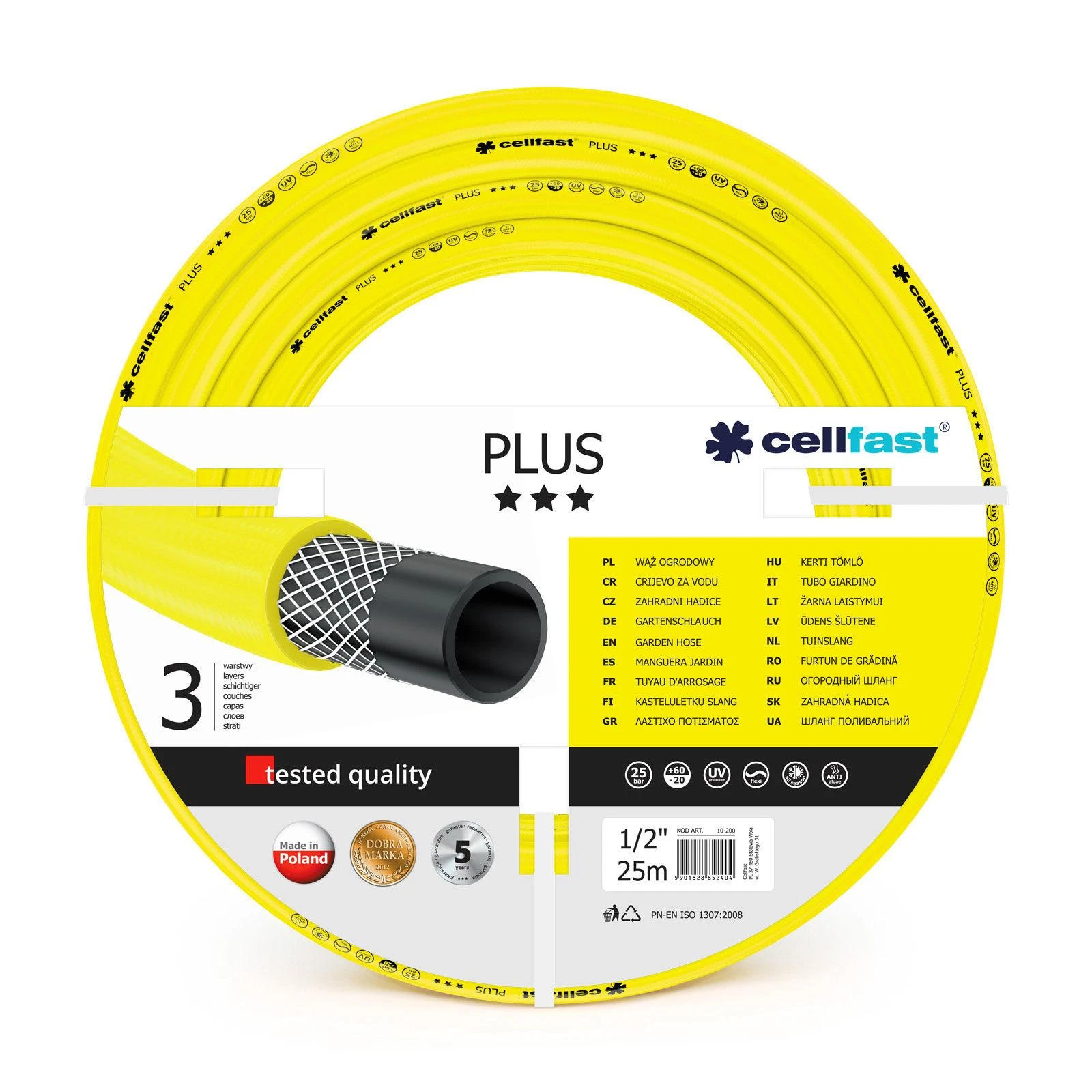 CELLFAST sodo žarna PLUS 3/4" (19mm), 25m