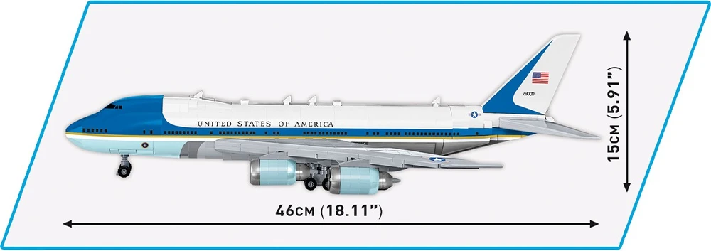Cobi Klocki Boeing 747 Air Force One