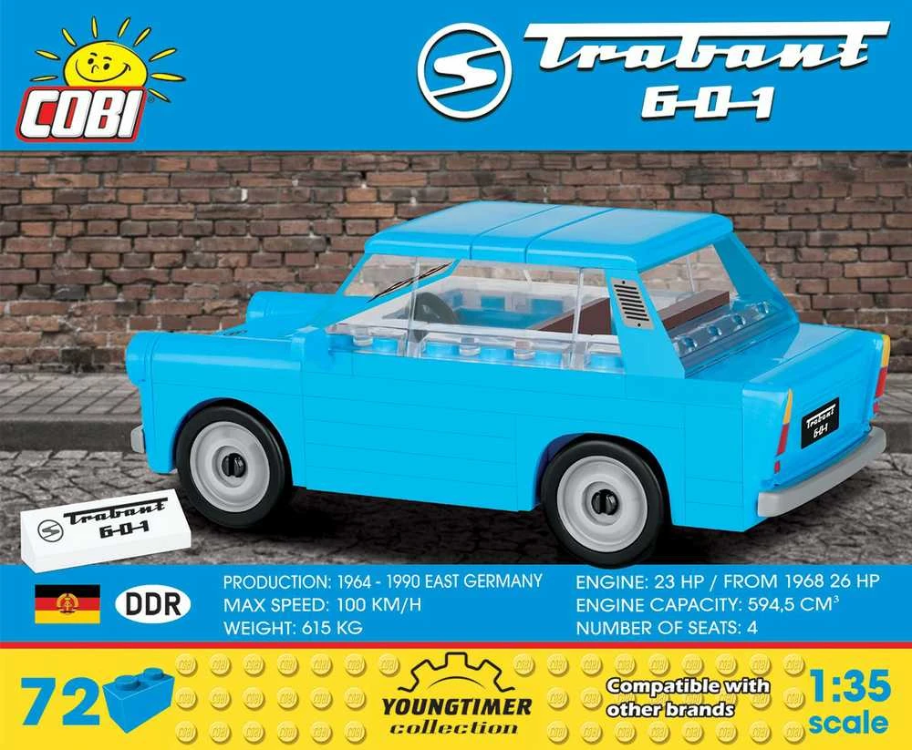Cobi Klocki 72 dalys Trabant 601