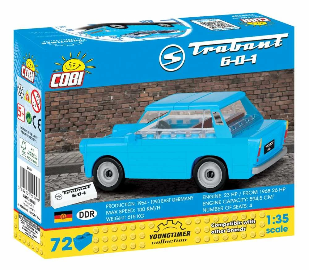 Cobi Klocki 72 dalys Trabant 601