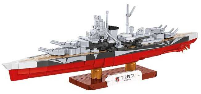 Cobi Klocki Karinis laivas „Tirpitz“ 593 blokai