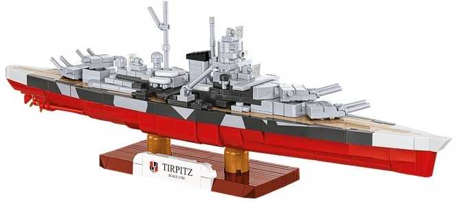 Cobi Klocki Karinis laivas „Tirpitz“ 593 blokai