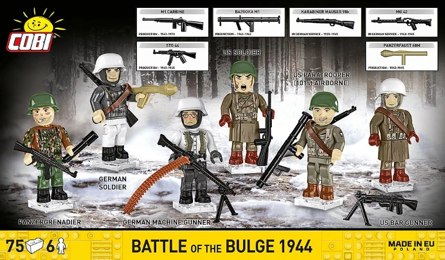 Cobi Klocki bitwa o ardeny 1944 75 klocków