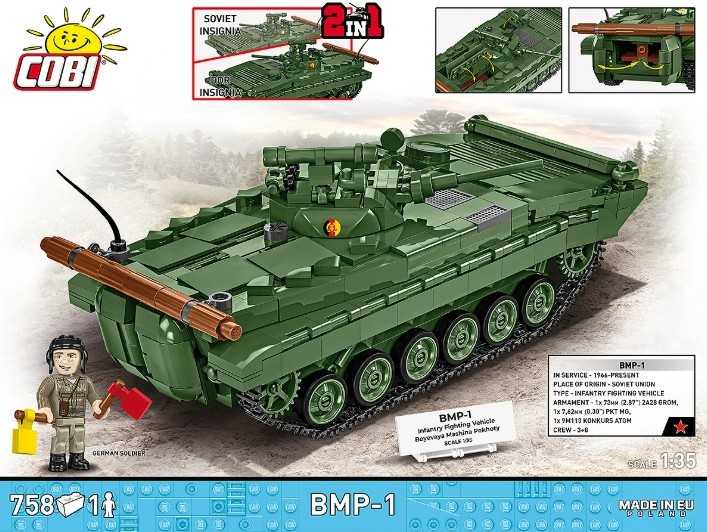 Cobi Klocki BMP-1 blokuoja 758 blokus