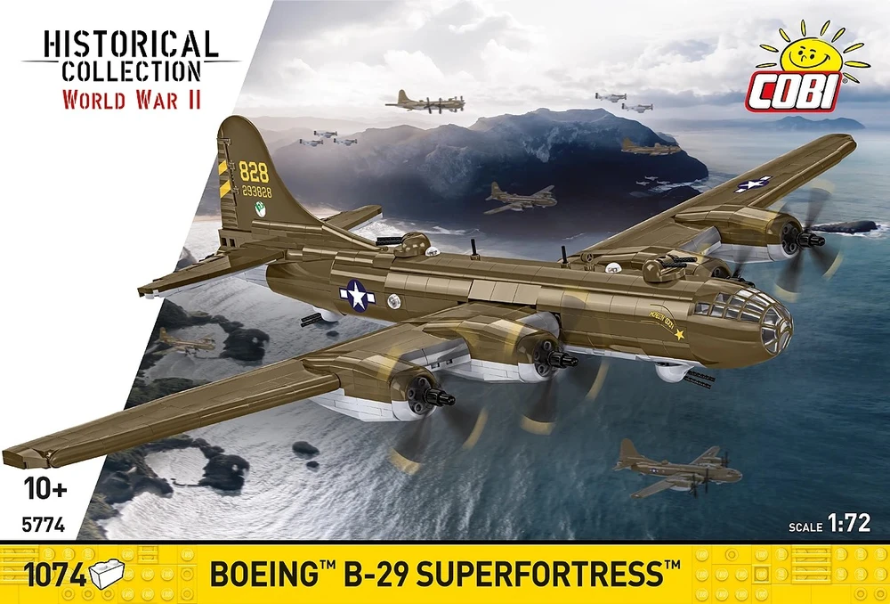 Cobi Konstruktoriaus kaladėlės Boeing B-29 Superfortress 1074 kaladėlės