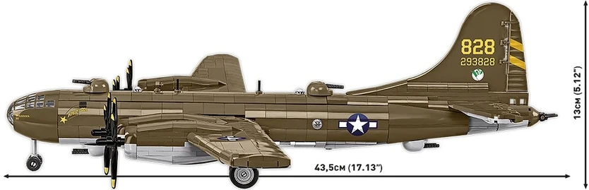 Cobi Konstruktoriaus kaladėlės Boeing B-29 Superfortress 1074 kaladėlės