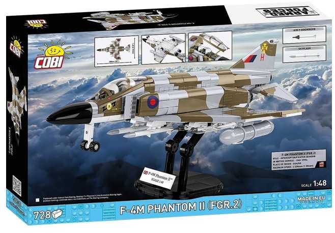 Cobi Klocki F-4m Phantom II blokuoja 728 blokus
