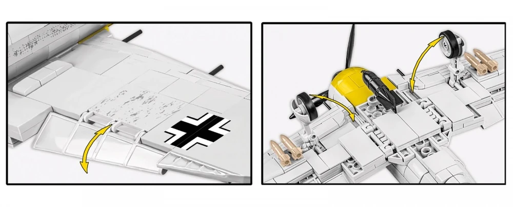 Cobi Konstruktoriaus kaladėlės Focke-Wulf FW 190 A-4