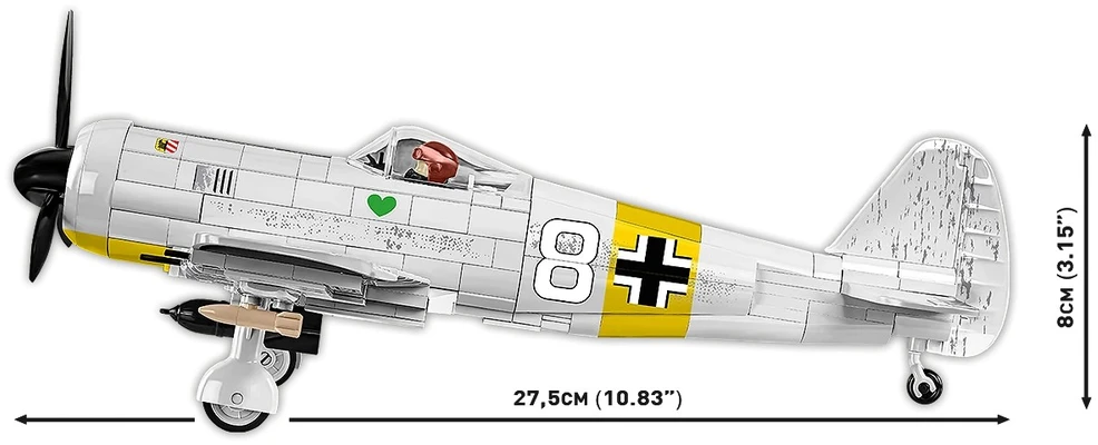 Cobi Konstruktoriaus kaladėlės Focke-Wulf FW 190 A-4