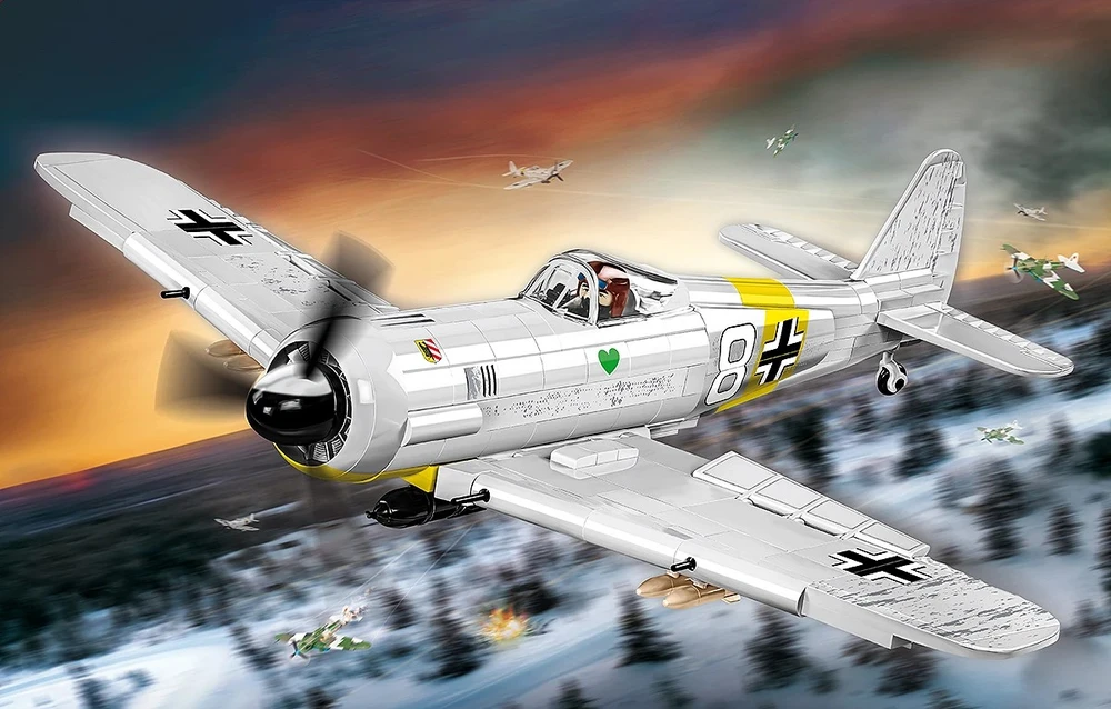 Cobi Konstruktoriaus kaladėlės Focke-Wulf FW 190 A-4