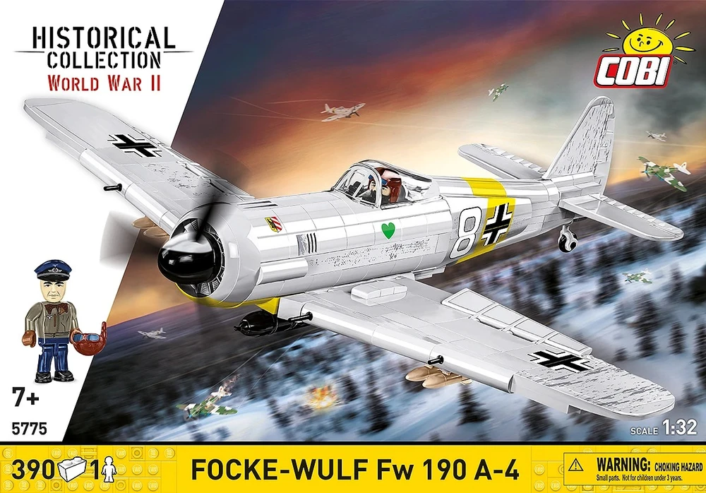 Cobi Konstruktoriaus kaladėlės Focke-Wulf FW 190 A-4