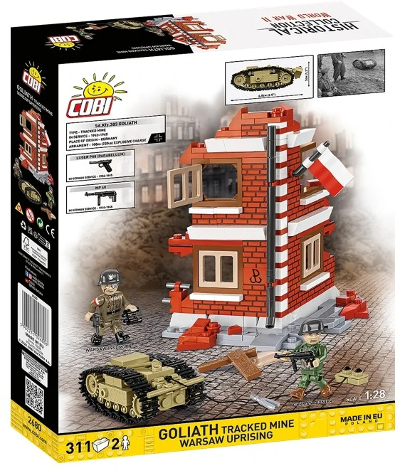 Cobi Klocki goliath sterowana mina su powstania warszawskiego 311 dalys