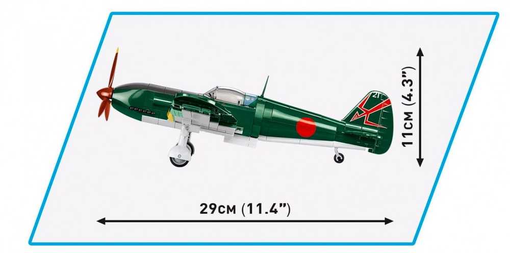 Klocki istorinė kolekcija wwii kawasaki ki-61-i hien (tony) 324k
