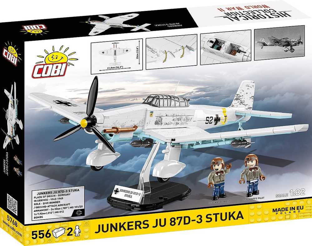 Cobi Klocki Junkers Ju 87D-3 Stuka 556 blokai