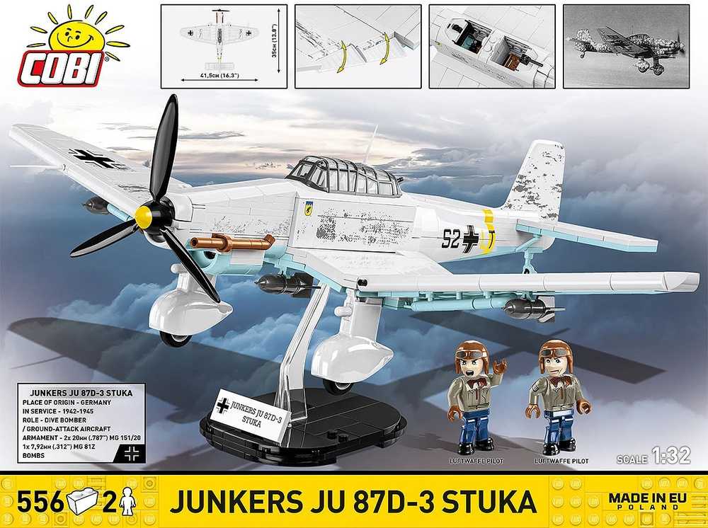 Cobi Klocki Junkers Ju 87D-3 Stuka 556 blokai