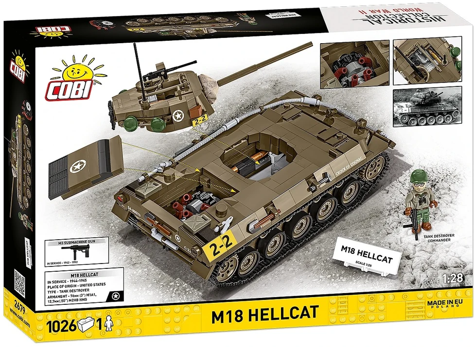 Cobi Konstruktoriai M18 Hellcat 1026 kaladėlių
