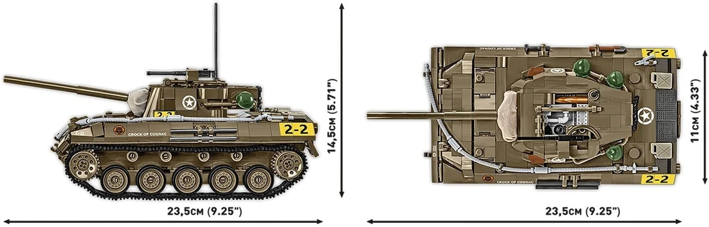 Cobi Konstruktoriai M18 Hellcat 1026 kaladėlių