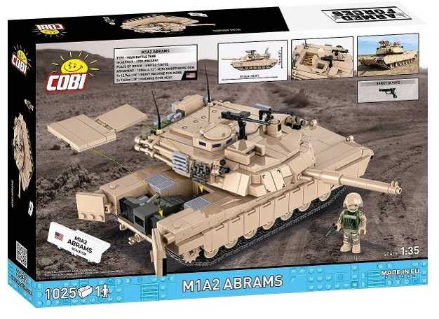 Cobi Klocki M1A2 Abrams 1025 blokai