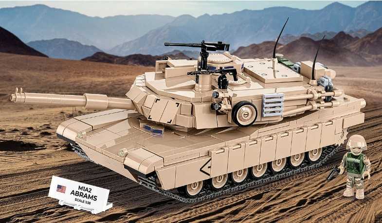 Cobi Klocki M1A2 Abrams 1025 blokai