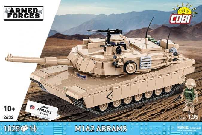 Cobi Klocki M1A2 Abrams 1025 blokai