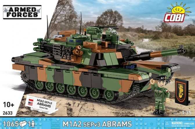 Cobi Klocki M1a2 sepv3 abrams plytos 1065 plytos