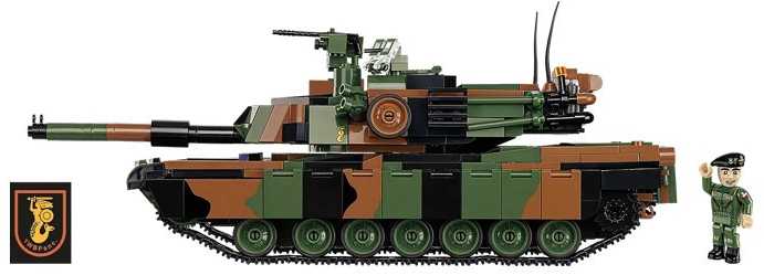 Cobi Klocki M1a2 sepv3 abrams plytos 1065 plytos
