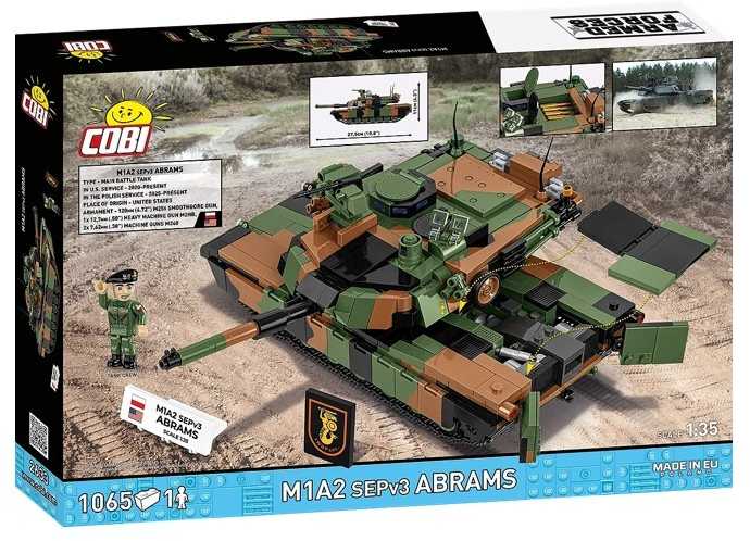 Cobi Klocki M1a2 sepv3 abrams plytos 1065 plytos