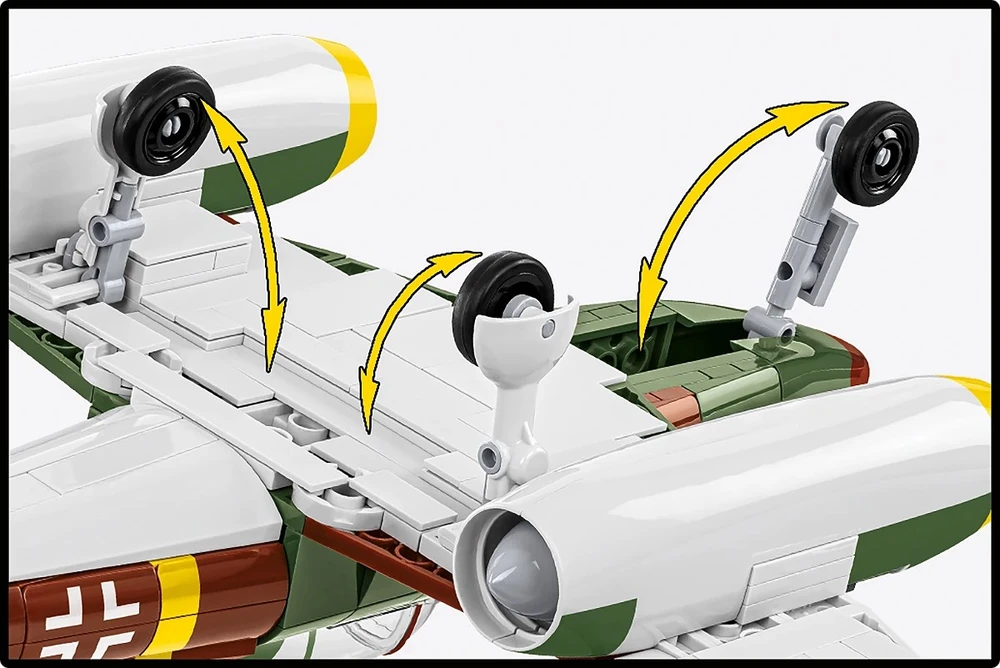 Cobi Klocki messerschmitt me-262-1a 505 klocków