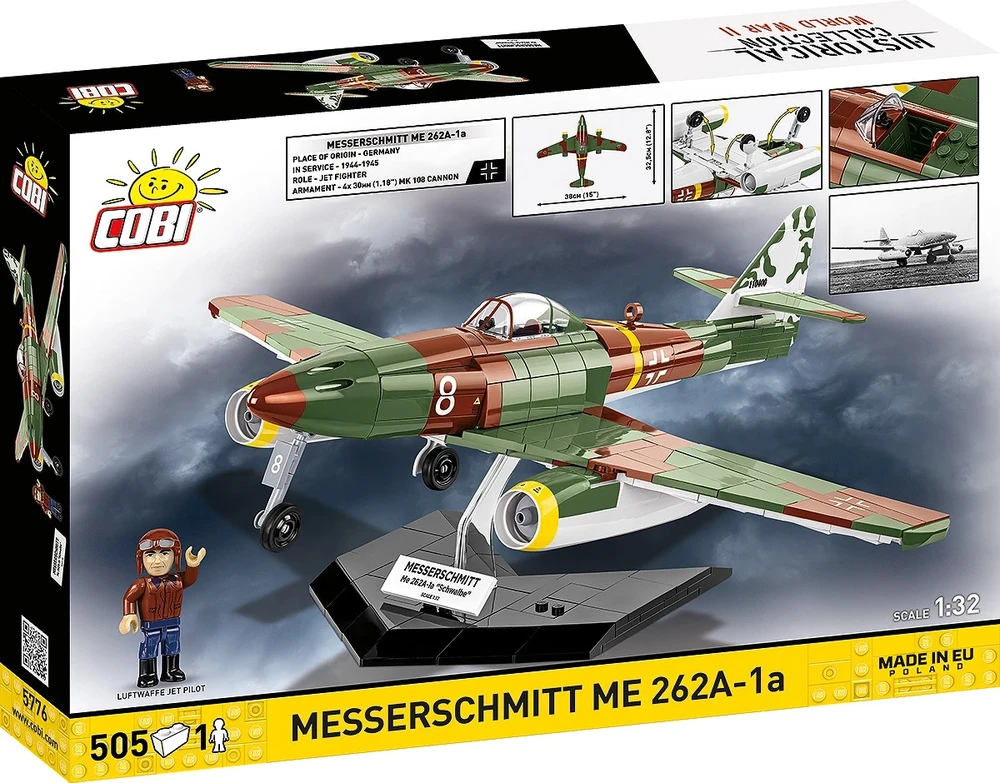 Cobi Klocki messerschmitt me-262-1a 505 klocków