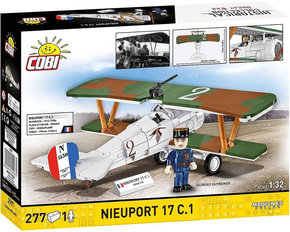 Cobi Klocki Nieuport 17 C.1 277 klocków