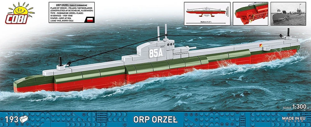 Cobi Klocki orp orzeł 193 klocki
