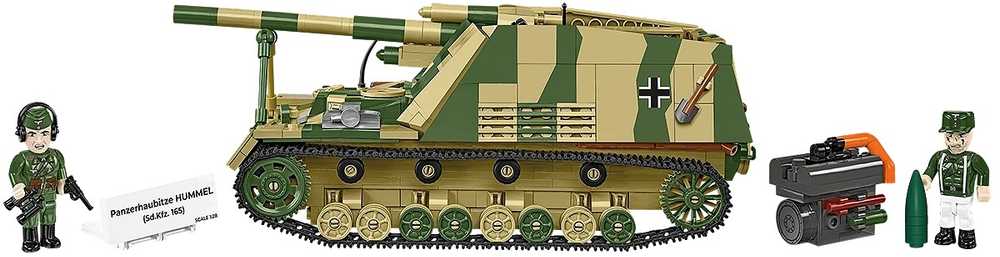 Cobi Klocki Panzehaubitze hummel blokeliai 1118 blokelių