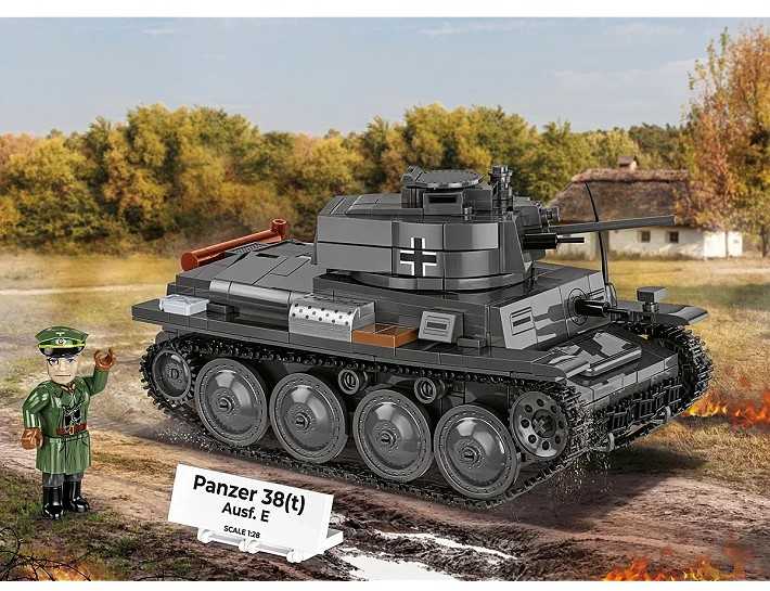 Cobi Klocki Panzer 38 lt vz.38 blokai 690 vienetų