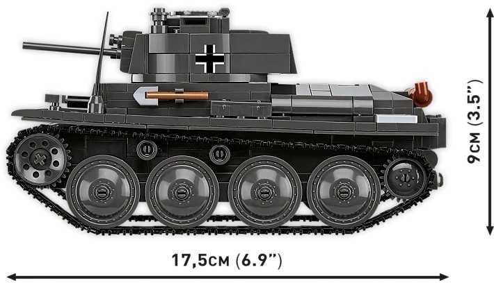 Cobi Klocki Panzer 38 lt vz.38 blokai 690 vienetų