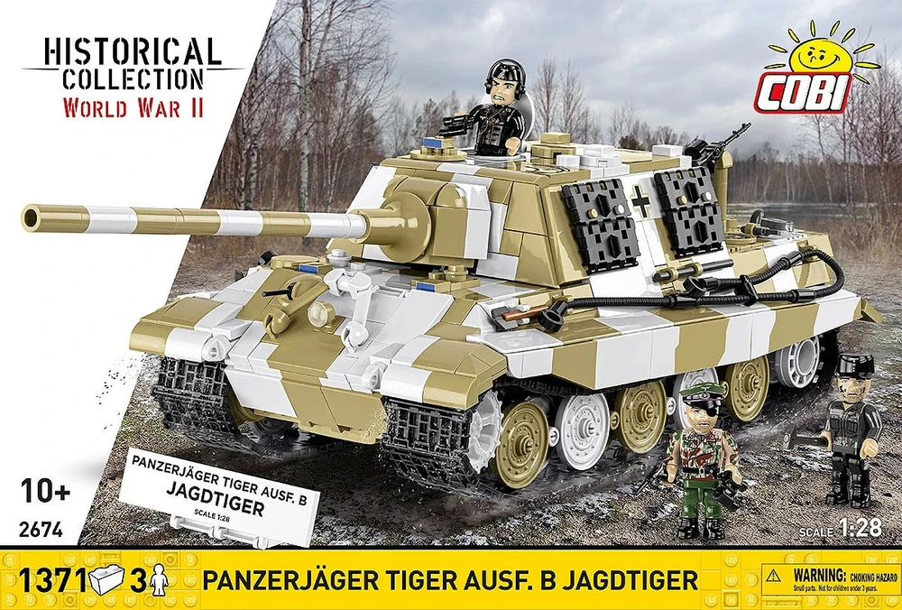 Cobi Klocki panzerjager tiger ausf.b 1371 elementy