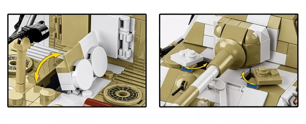 Cobi Klocki panzerjager tiger ausf.b 1371 elementy