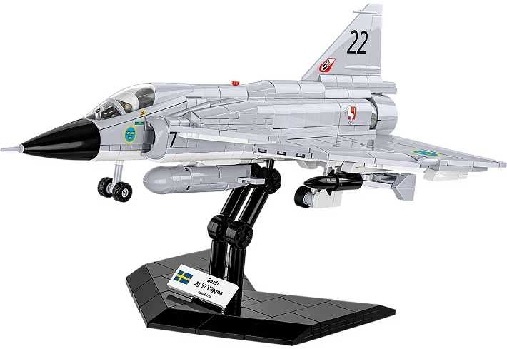 Cobi Klocki Saab aj 37 viggen blokeliai 881 vnt