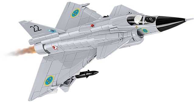 Cobi Klocki Saab aj 37 viggen blokeliai 881 vnt