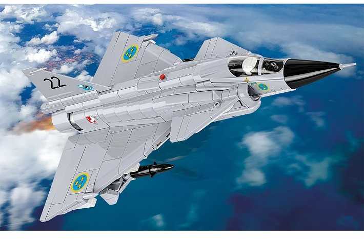 Cobi Klocki Saab aj 37 viggen blokeliai 881 vnt