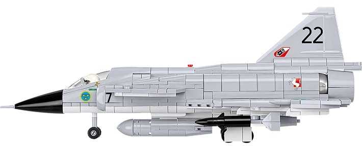 Cobi Klocki Saab aj 37 viggen blokeliai 881 vnt
