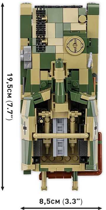 Cobi Klocki Sd.kfz.138/1 grotelių blokeliai 720 vnt