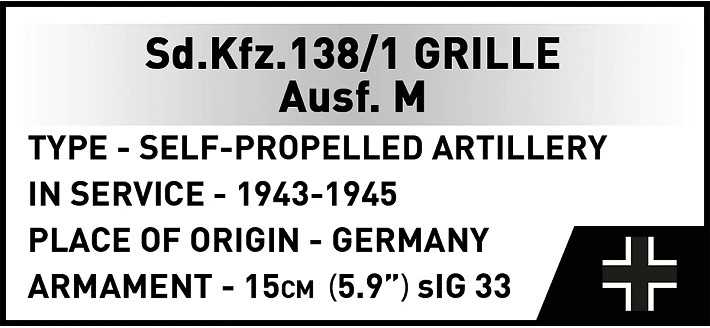 Cobi Klocki Sd.kfz.138/1 grotelių blokeliai 720 vnt